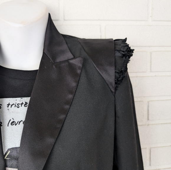 50% OFF Robert Rodriguez Black Silk Blazer - Picture 4 of 8